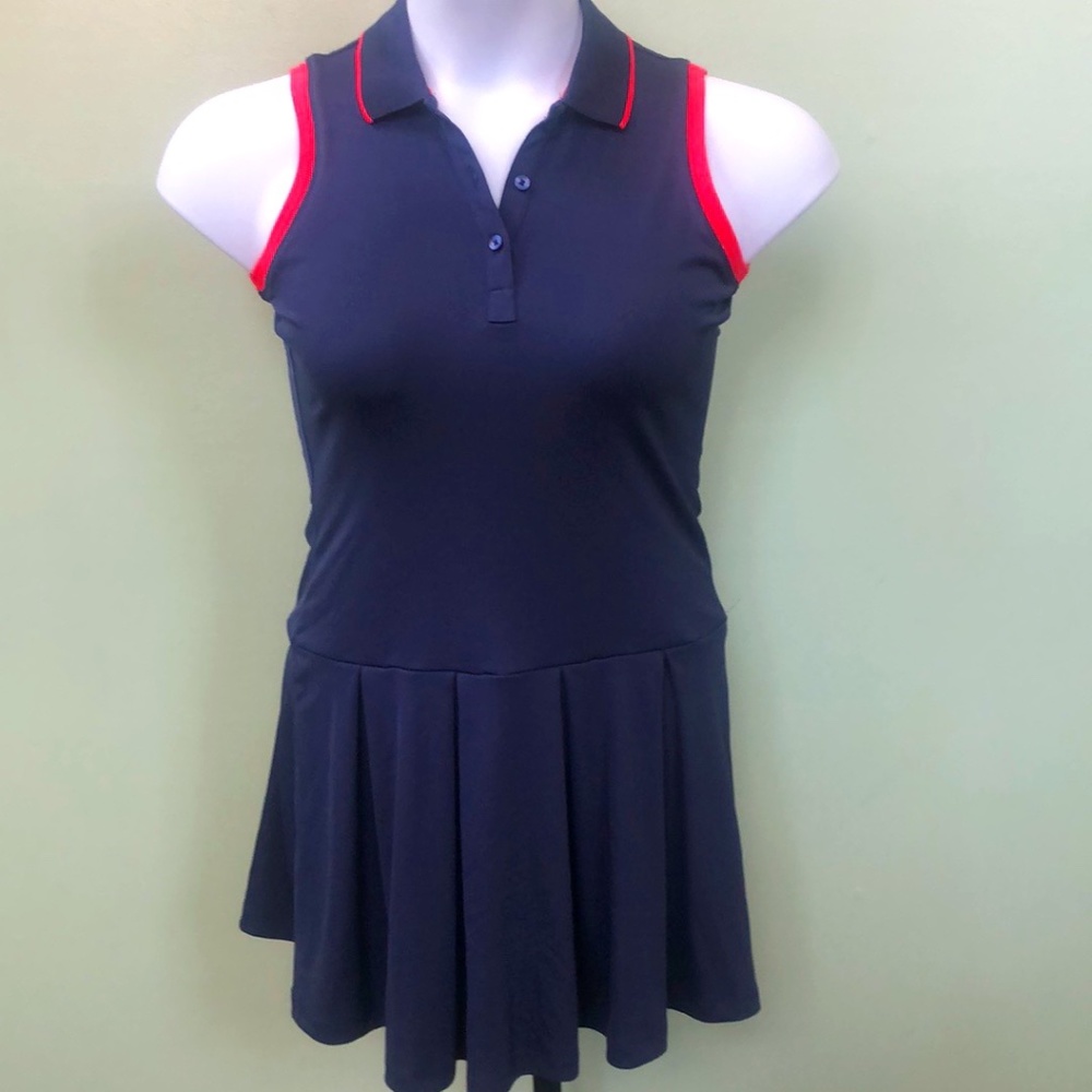 Nicklaus Wmn's Navy Tennis Dress Sz L ﻿ ﻿
